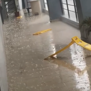 Reportan caída de granizo en Bayahíbe