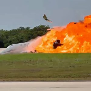 Nuevas imágenes muestran magnitud del accidente aéreo en La Romana